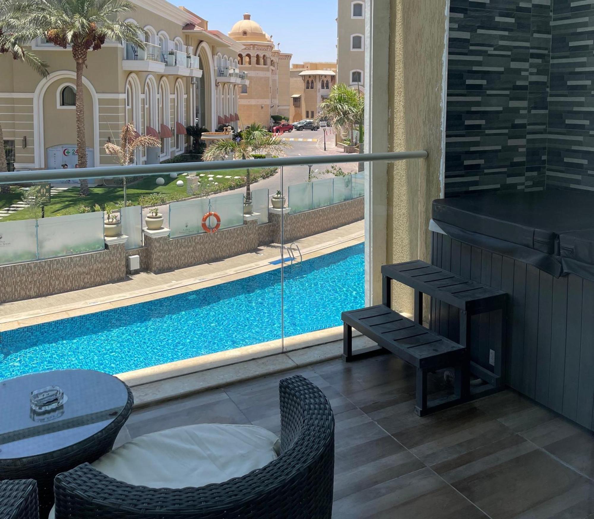 Kaisol Romance Resort Sahl Hasheesh - Adults Only Hurghada Eksteriør bilde The View from the balcony of a hotel room
